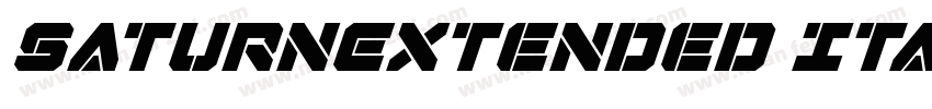 SaturnExtended Italic字体转换